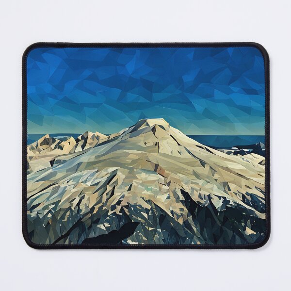 Item preview, Mt Baker Cascade Volcano Washington (Poly Art) designed and sold by flyscenicair.