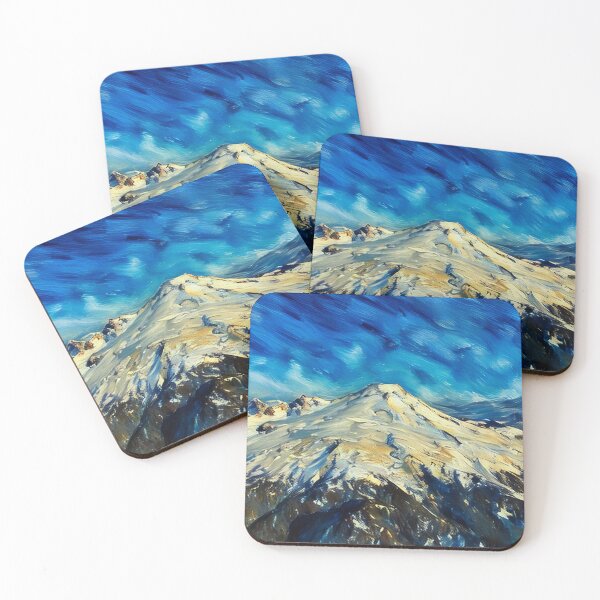 Item preview, Mt Baker Cascade Volcano Washington (Pastel) designed and sold by flyscenicair.