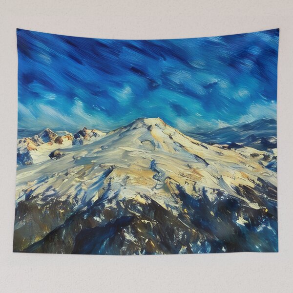 Item preview, Mt Baker Cascade Volcano Washington (Pastel) designed and sold by flyscenicair.