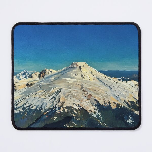 Item preview, Mt Baker Cascade Volcano Washington (Oil Painting) designed and sold by flyscenicair.