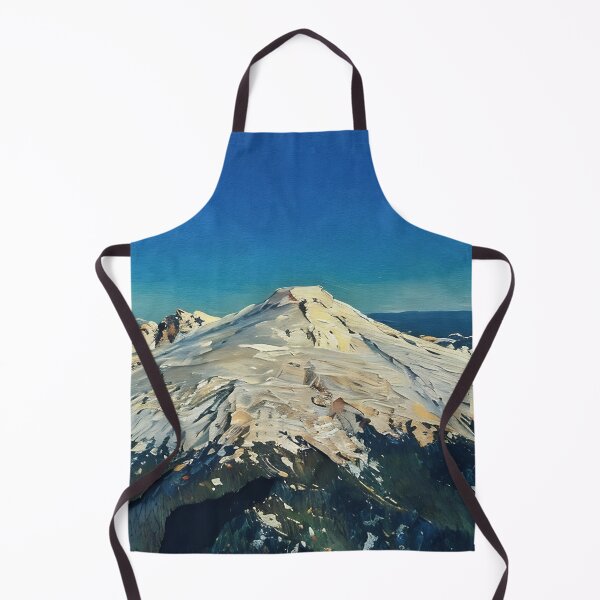 Item preview, Mt Baker Cascade Volcano Washington (Oil Painting) designed and sold by flyscenicair.