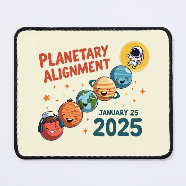 Item preview, Space Solar System Planetary Alignment 2025 designed and sold by Trendsecne.