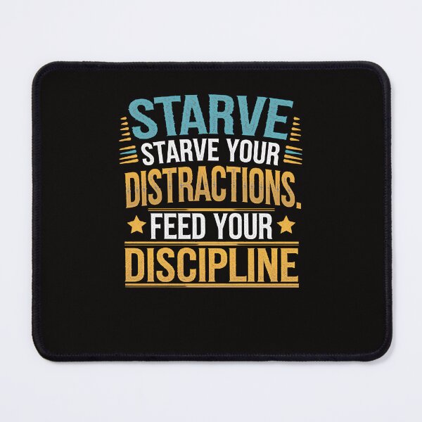 Item preview, Feed Your Discipline Motivational Saying designed and sold by Logiamerch.