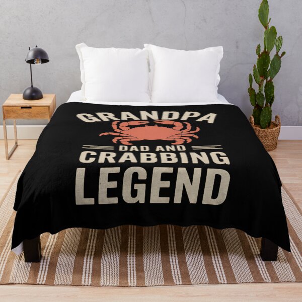 Item preview, Grandpa Crabbing Legend – Funny Crab Fishing Design for Dads designed and sold by Karsten Stier.