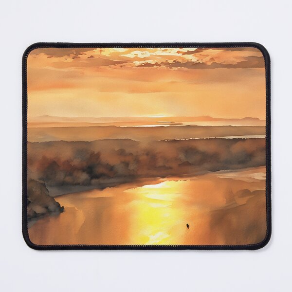 Item preview, Sunset over Puget Sound (Watercolor) designed and sold by flyscenicair.