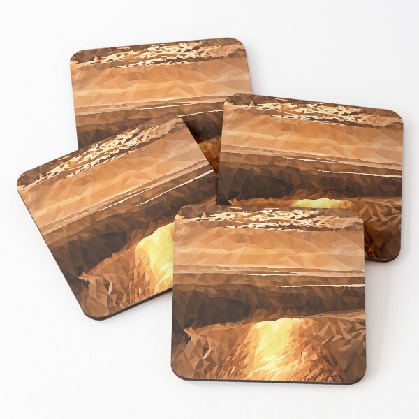 Item preview, Sunset over Puget Sound (Poly Art) designed and sold by flyscenicair.