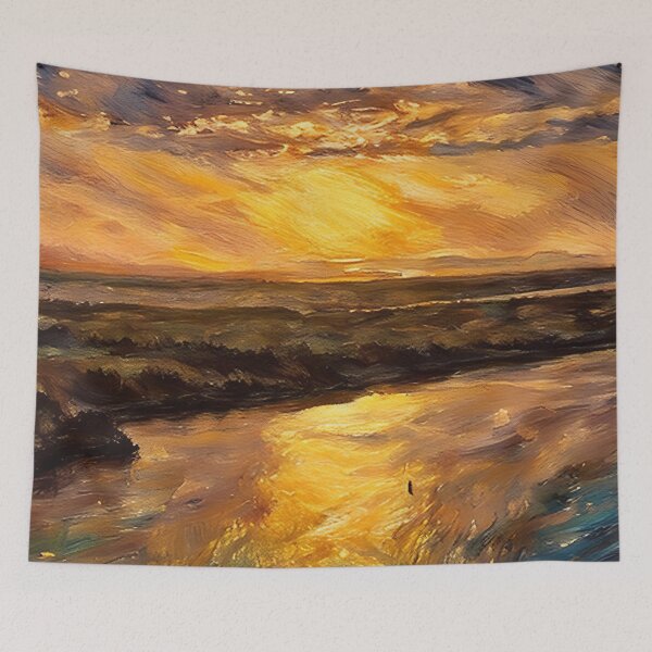 Item preview, Sunset over Puget Sound (Pastel) designed and sold by flyscenicair.