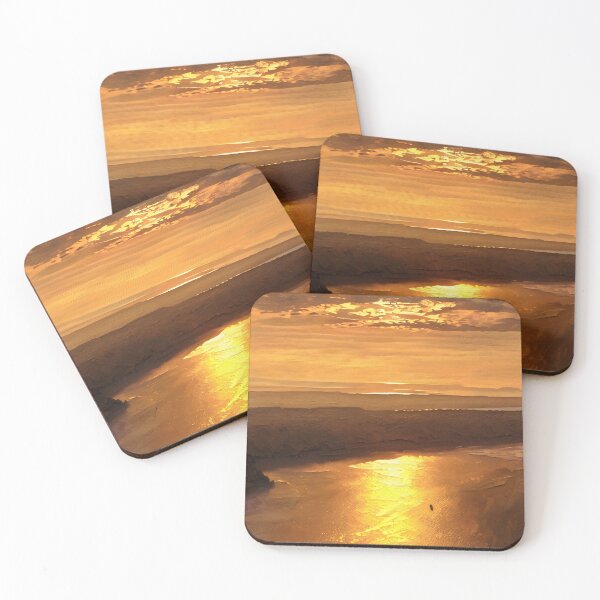 Item preview, Sunset over Puget Sound (Oil Painting) designed and sold by flyscenicair.