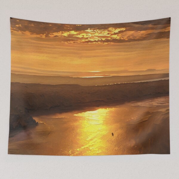 Item preview, Sunset over Puget Sound (Oil Painting) designed and sold by flyscenicair.
