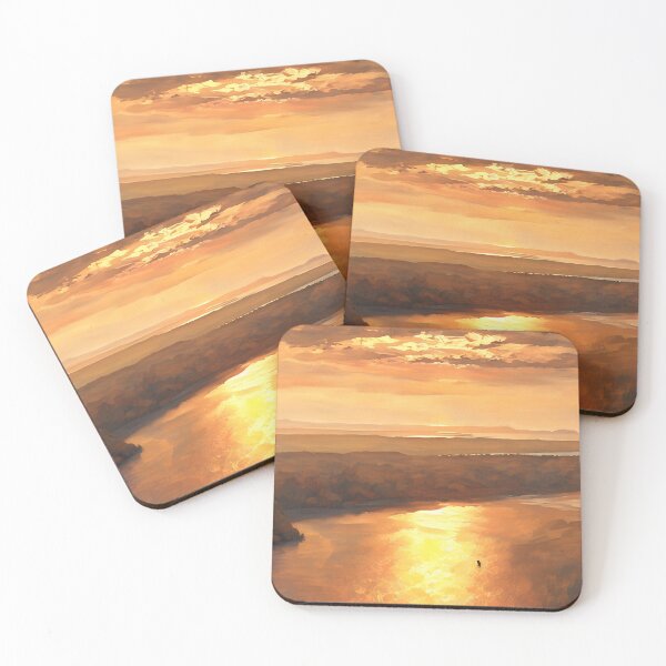 Item preview, Sunset over Puget Sound (Impressionist) designed and sold by flyscenicair.