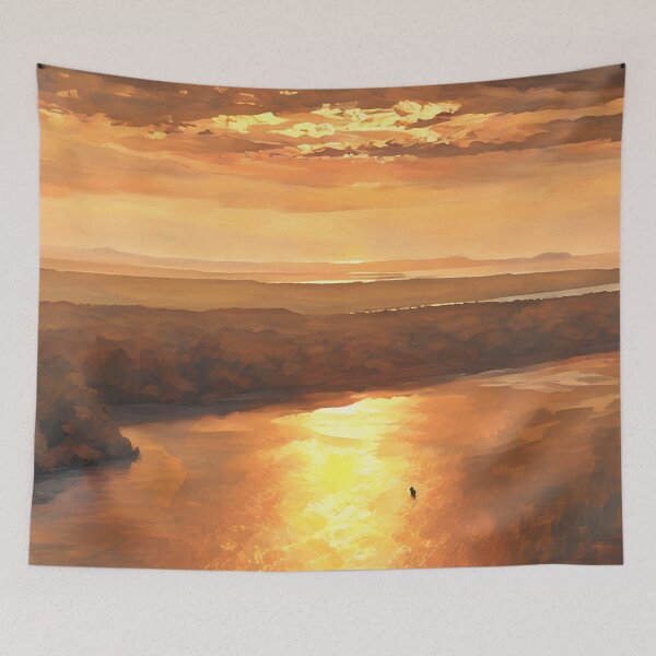 Item preview, Sunset over Puget Sound (Impressionist) designed and sold by flyscenicair.