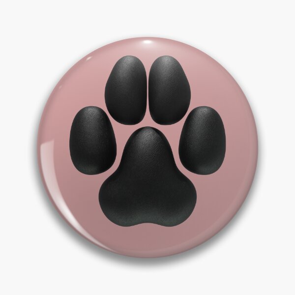Item preview, Domestic Dog-styled 3D Pawpad Design (Black) designed and sold by Daymusik.