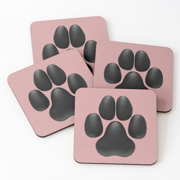Item preview, Domestic Dog-styled 3D Pawpad Design (Black) designed and sold by Daymusik.