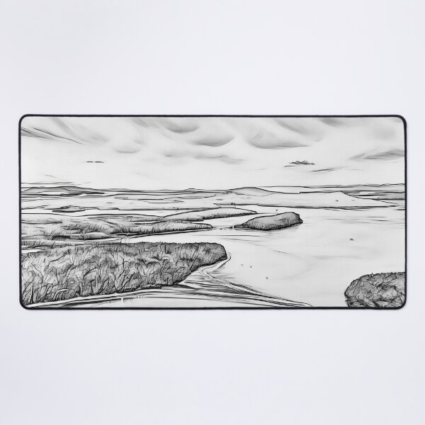 Item preview, Spencer Spit State Park on Lopez Island (Sketch) designed and sold by flyscenicair.