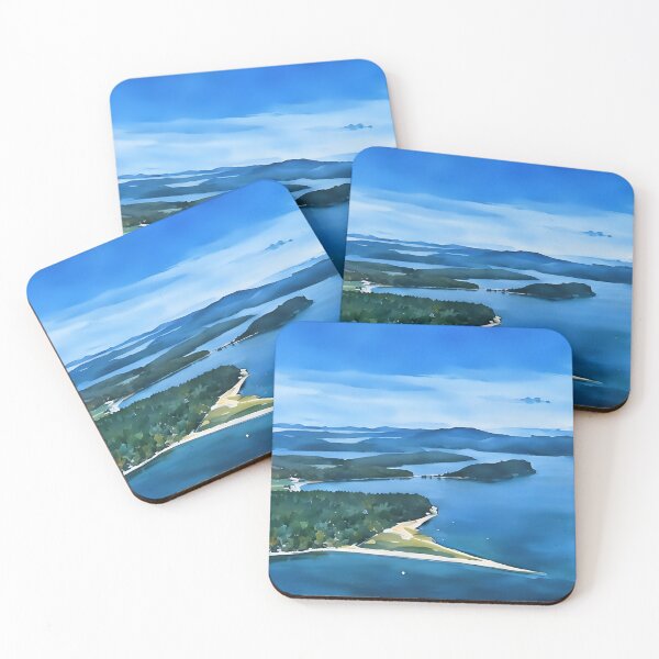 Item preview, Spencer Spit State Park on Lopez Island (Watercolor) designed and sold by flyscenicair.