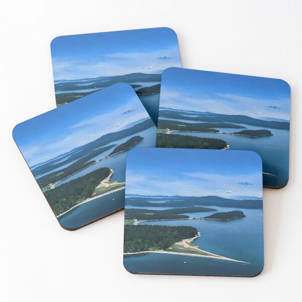 Item preview, Spencer Spit State Park on Lopez Island (Oil Painting) designed and sold by flyscenicair.