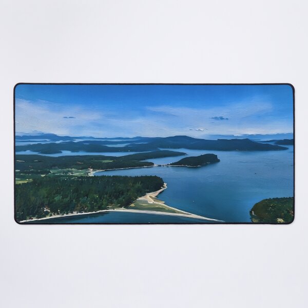 Item preview, Spencer Spit State Park on Lopez Island (Oil Painting) designed and sold by flyscenicair.