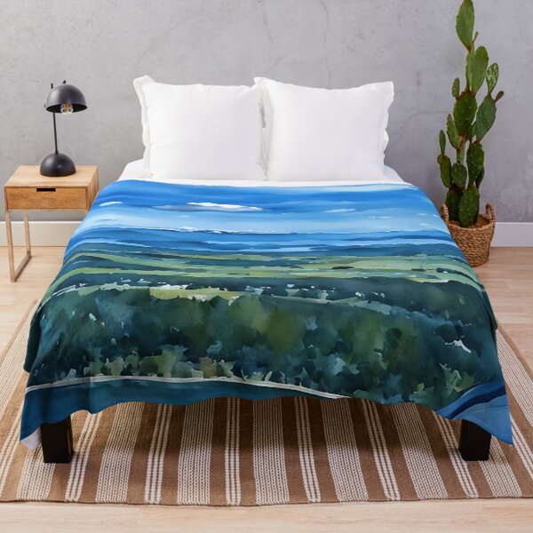 Item preview, Flying to Lopez Island San Juans (Watercolor) designed and sold by flyscenicair.