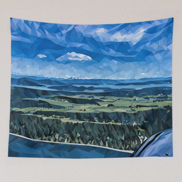 Item preview, Flying to Lopez Island San Juans (Poly Art) designed and sold by flyscenicair.