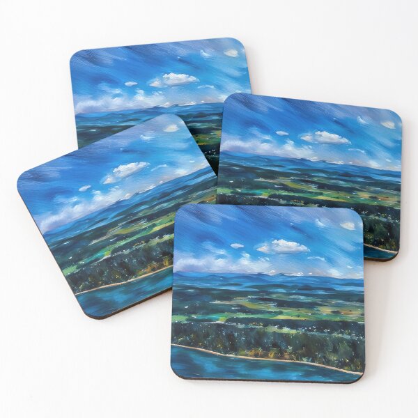 Item preview, Flying to Lopez Island San Juans (Pastel) designed and sold by flyscenicair.