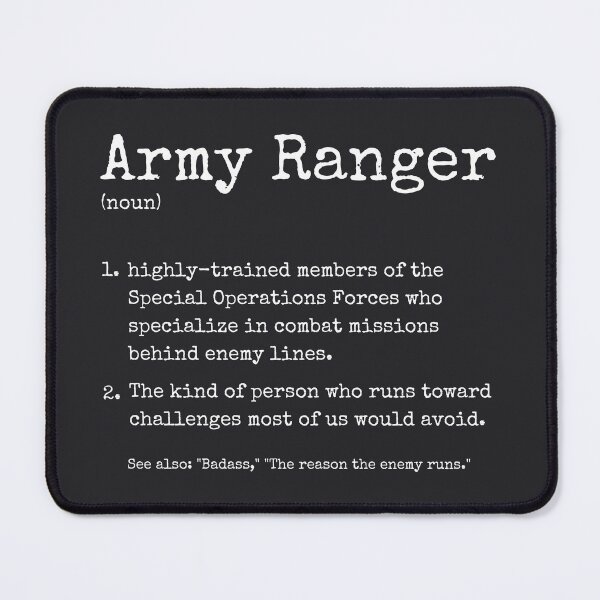 Item preview, Army Ranger Definition designed and sold by HowToCanadian.