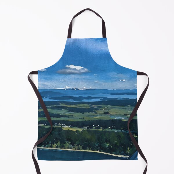 Item preview, Flying to Lopez Island San Juans (Oil Painting) designed and sold by flyscenicair.