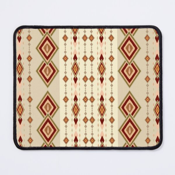 Item preview, Textile ethnic motif pattern on earth tone, fashion trend in 2025. designed and sold by IKT224.