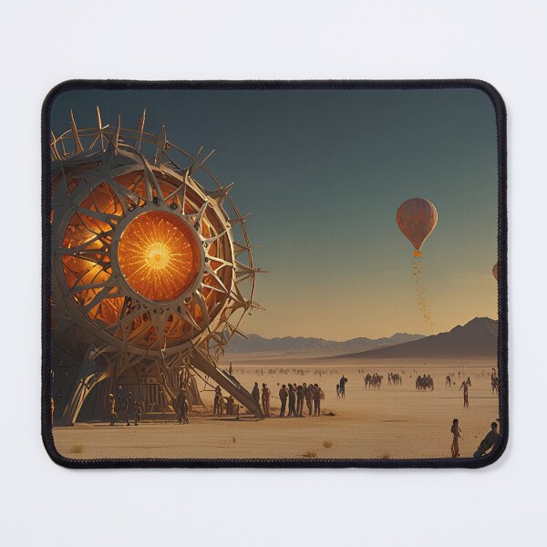 Item preview, Solarpunk. The Burning Man festival Poster designed and sold by Nickyayee.
