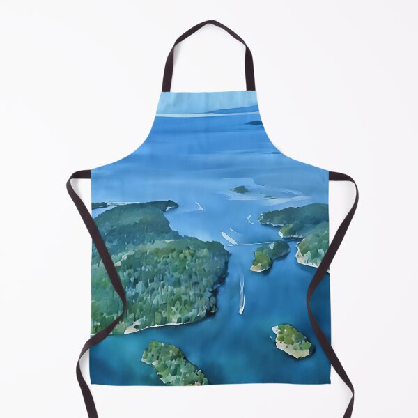 Item preview, Deception Pass Puget Sound (Watercolor) designed and sold by flyscenicair.
