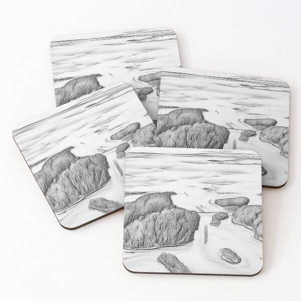 Item preview, Deception Pass Puget Sound (Sketch) designed and sold by flyscenicair.