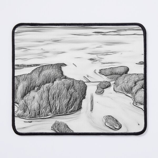 Item preview, Deception Pass Puget Sound (Sketch) designed and sold by flyscenicair.