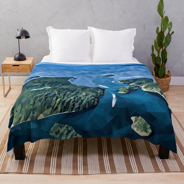 Item preview, Deception Pass Puget Sound (Poly Art) designed and sold by flyscenicair.