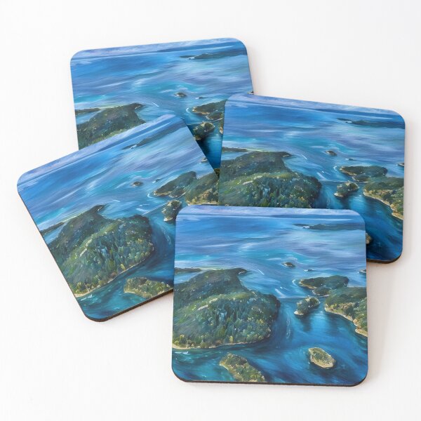 Item preview, Deception Pass Puget Sound (Pastel) designed and sold by flyscenicair.