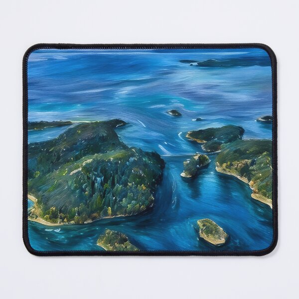 Item preview, Deception Pass Puget Sound (Pastel) designed and sold by flyscenicair.