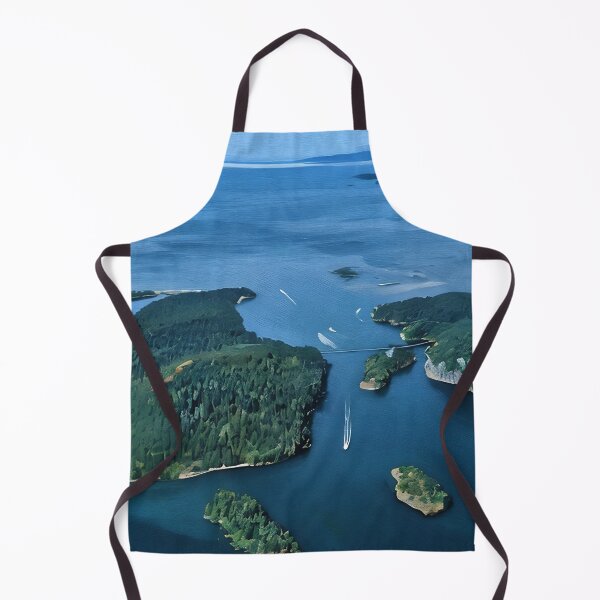 Item preview, Deception Pass Puget Sound (Oil Painting) designed and sold by flyscenicair.