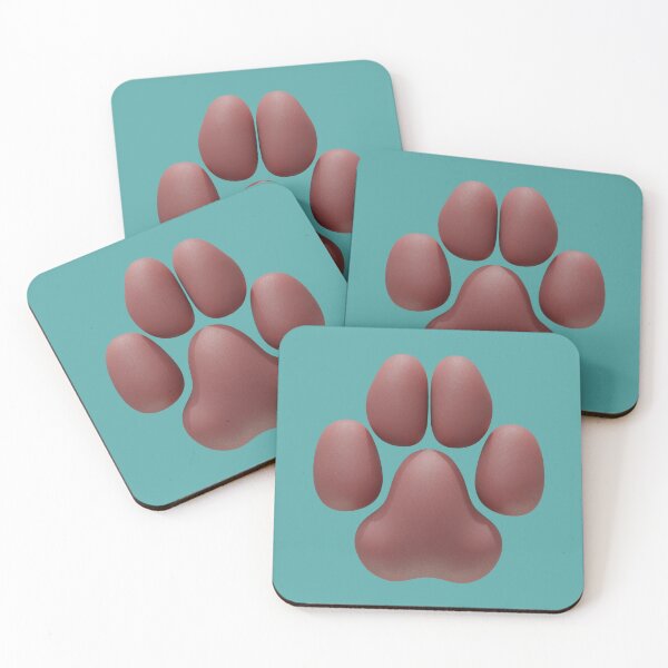 Item preview, Domestic Dog-styled 3D Pawpad Design (Pinkish) designed and sold by Daymusik.