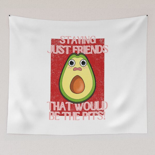 Item preview, Friendzone Is The Pits | Avocado Valentines Day designed and sold by ObsidianDaz.