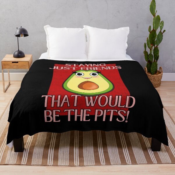 Item preview, Friendzone Is The Pits | Avocado Valentines Day designed and sold by ObsidianDaz.