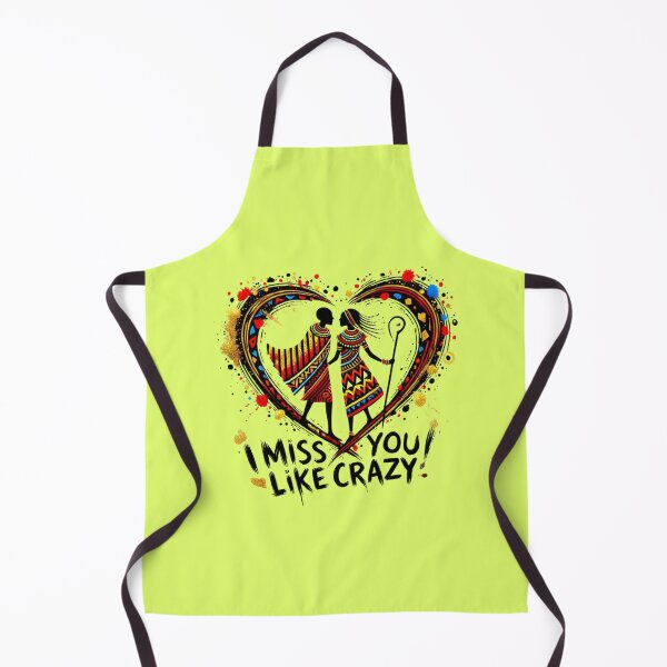 Item preview, I MISS YOU LIKE CRAZY! Tribal Art Love designed and sold by Shs-Kenya.