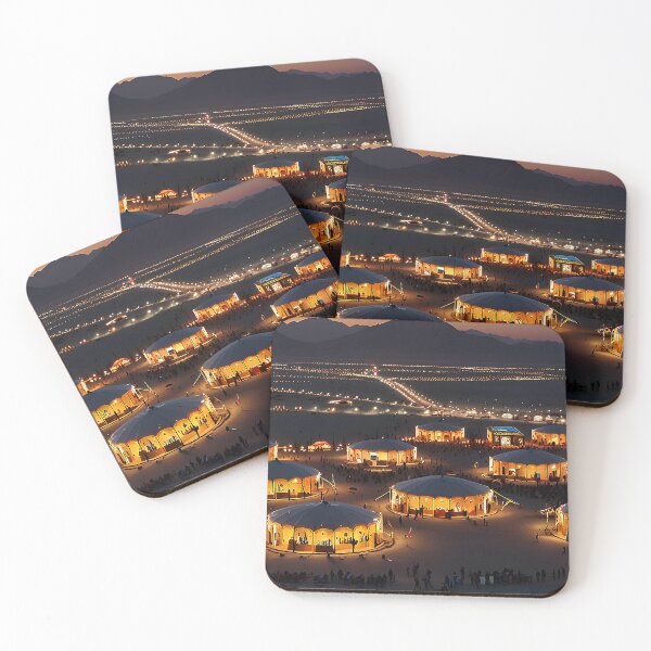Item preview, An aerial view of Black Rock City designed and sold by Nickyayee.