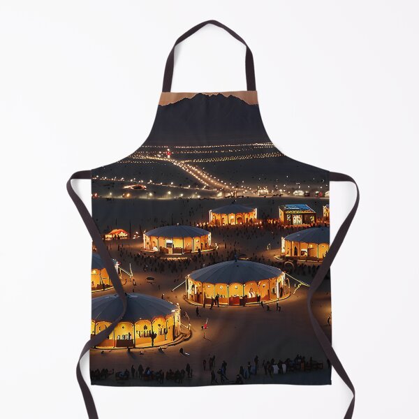 Item preview, An aerial view of Black Rock City designed and sold by Nickyayee.