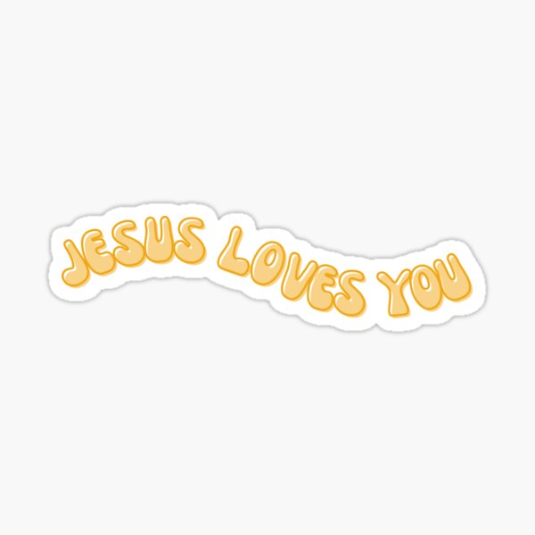Item preview, JESUS LOVES YOU designed and sold by valiantleigh.