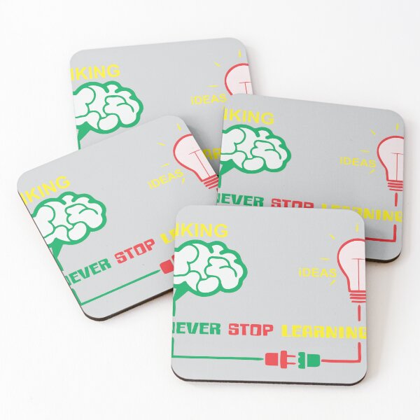 Item preview, Motivation Quote Never, Stop, Learning Art design designed and sold by Artist300DPI.