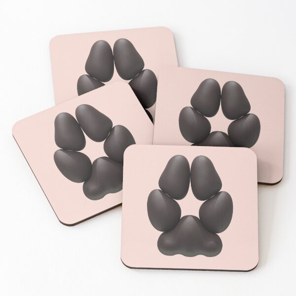 Item preview, Fox-styled 3D Pawpad Design (Dark Brown) designed and sold by Daymusik.