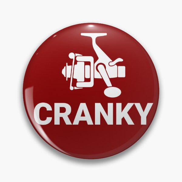 Item preview, Cranky - Punny Bad Mood Design with Reel Graphic, Dad Gift, Sarcasm or Angler Humor, Fishing Lover Gift Idea designed and sold by eatmorvelopator.