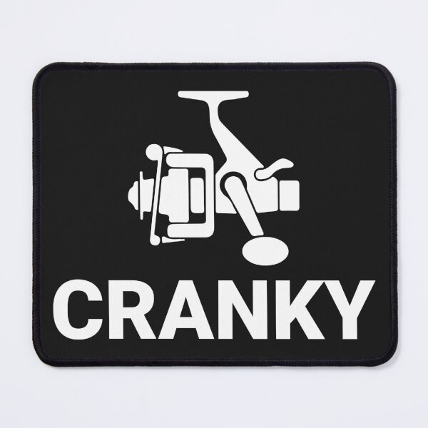 Item preview, Cranky - Punny Bad Mood Design with Reel Graphic, Dad Gift, Sarcasm or Angler Humor, Fishing Lover Gift Idea designed and sold by eatmorvelopator.