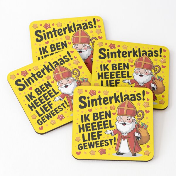 Item preview, Funny Sinterklaas Message | Grappige Sint Kaart | Saint Nicholas Sticker designed and sold by Wennebabs.