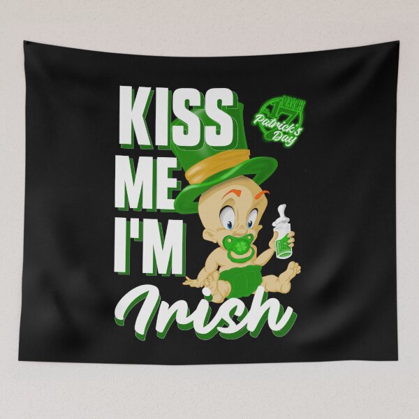 Item preview, Kiss me im little Irish Leprechaun irish  designed and sold by TheEndDesign.