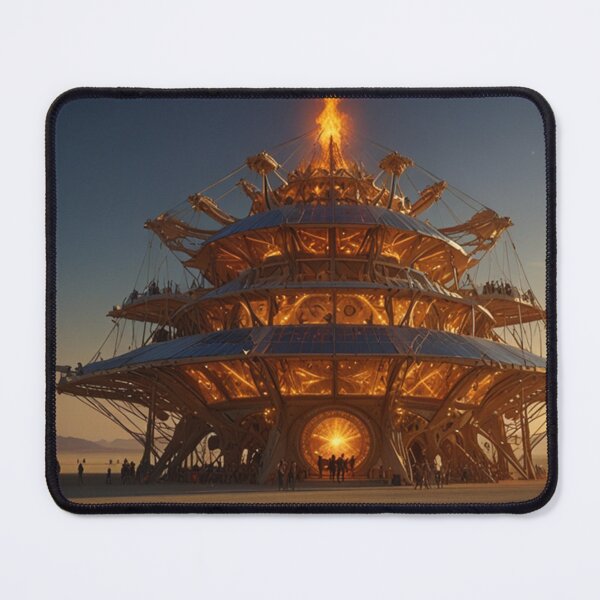 Item preview, Solarpunk. The Burning Man festival Poster designed and sold by Nickyayee.