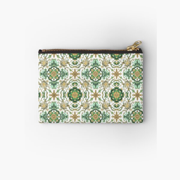 Item preview, Elegant Thai Motifs - Seamless Patterns in Green & Gold for Fashion & Home Decor designed and sold by IssaraStudio.